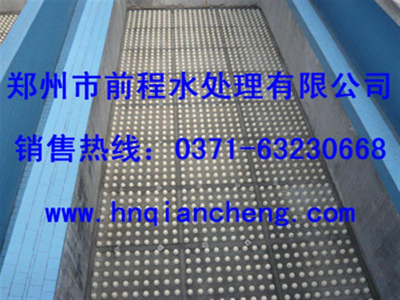 V型濾池濾頭濾板安裝現(xiàn)場(chǎng)